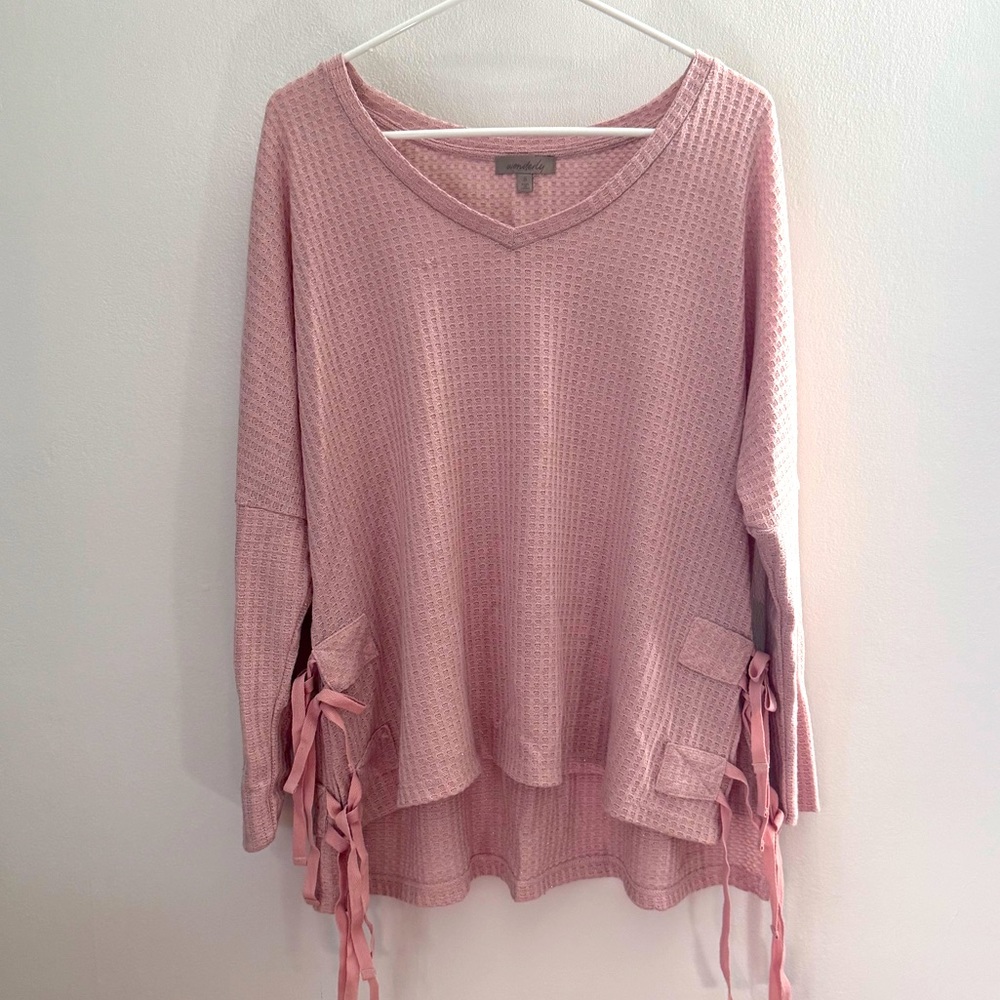 Women’s Small Knit Sweater with Side ties